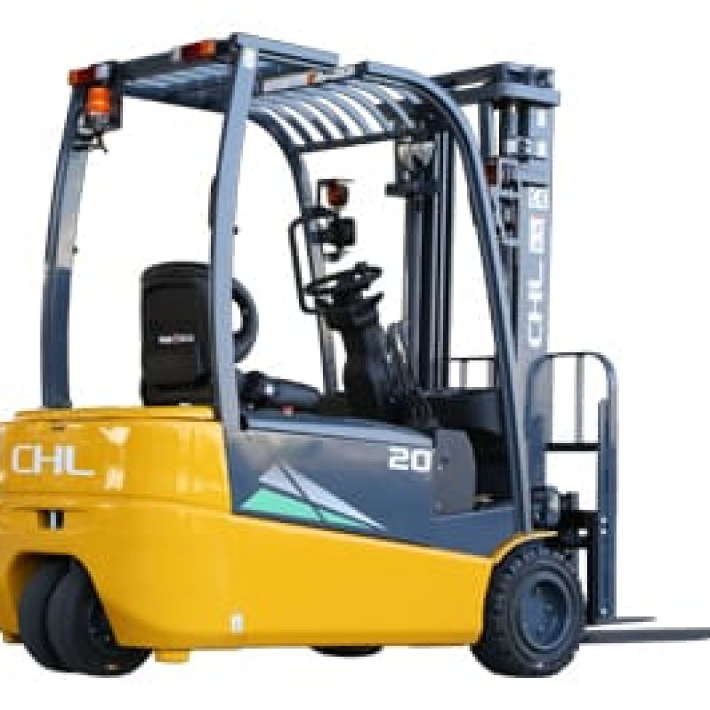 Montacargas (bateria de plomo-acido) de 3 ruedas de transacción delantera 1.5-2T