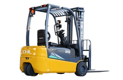 Montacargas (bateria de plomo-acido) de 3 ruedas de transacción delantera 1.5-2T