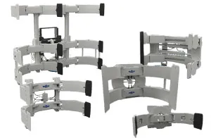 Pinzas para bobinas de papel